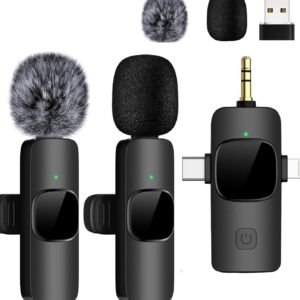 Microfono Inalambrico 3 en 1 Pro – Android iPhone y PC