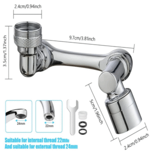 Extensor de Grifo 360° – Práctico, Ajustable y Eficiente