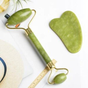 Kit Rodillo Facial de Jade + Guasha Lifting