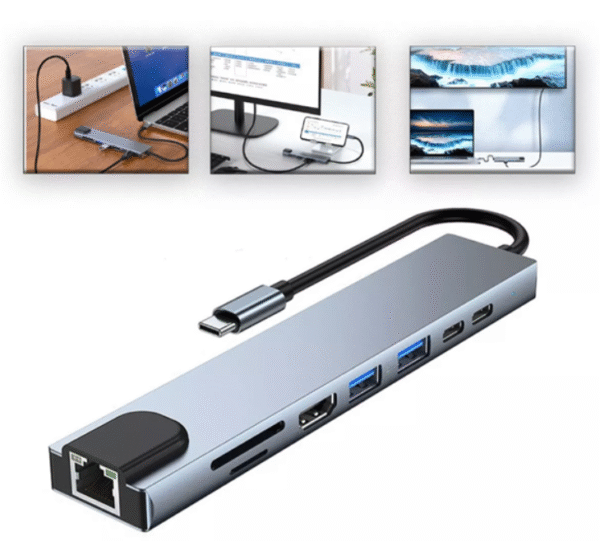 Adaptador Tipo C HDMI 8 En 1 - Image 4